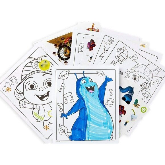 Crayola Beat Bugs Color & Sticker Book, Gift for Kids, 32 pg Activity Book New - Picture 7 of 8